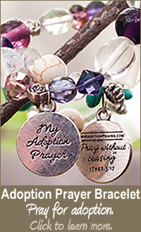 adoption prayer bracelet